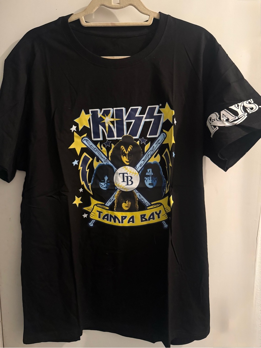 NWTs MLB Tampa Bay Rays/KISS t-shirt. Sz. M. SGA 7/9/2026